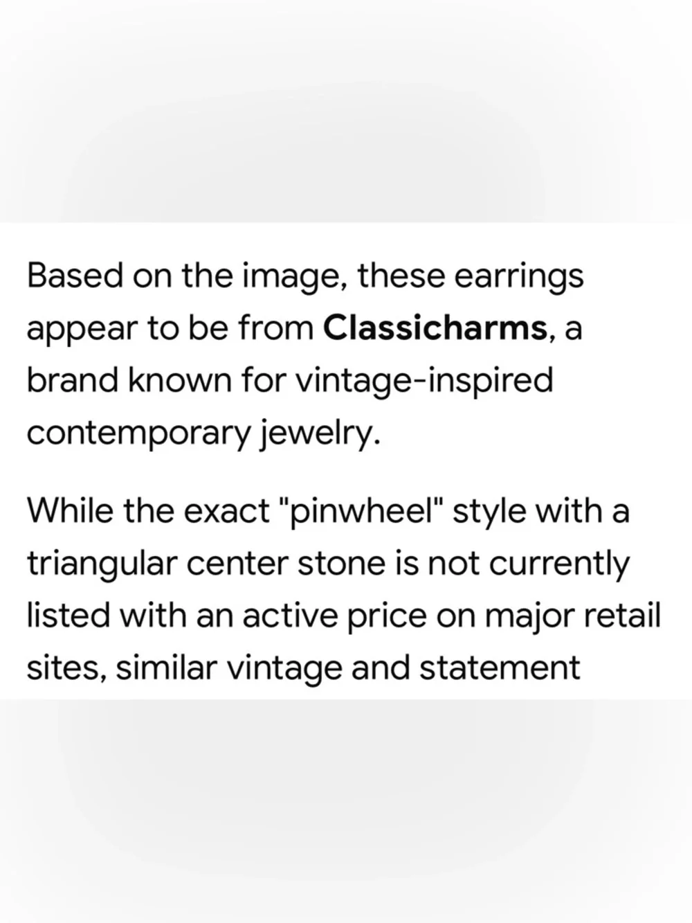 1803*Classic Vintage Gold Plated Knot Stud Earrings W/Triangle Crystal - Picture 4 of 12